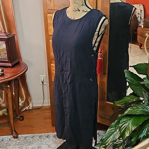 Avec Les Filles Black side slit dress size Small - Picture 4 of 13